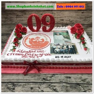 Bánh Sinh Nhật In Hình Ảnh - H661